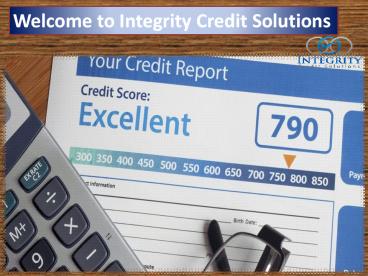 Welcome to Integrity Credit Solutions