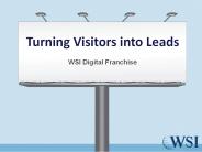 WSI Digital Franchise | Turning Visitors into Leads