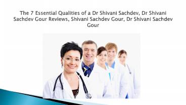 Looking Fot Dr Shivani Sachdev Gour Contact Number,Dr Shivani Sachdev