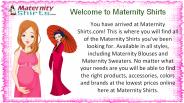 Unique Style Maternity Novelty Shirts (1)