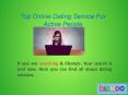 Top Online Dating Service For Active people PowerPoint PPT Presentation
