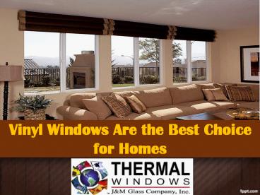 Vinyl Windows Are the Best Choice for Homes