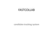 candidate tracking system - fastcollab