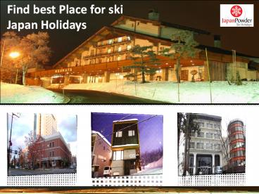 Top Ski Resorts Japan