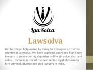 Choose Top Lawyers in India