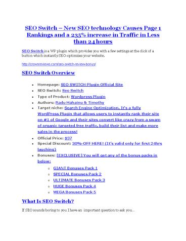 presentation player overlay