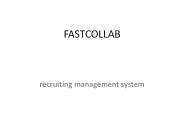 recruiting management system - fastcollab