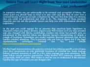 Details That will Learn Right from Your own