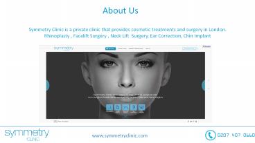 Symmetry Clinic - Rhinoplasty and Facial Aesthetic Surgery Clinic in London