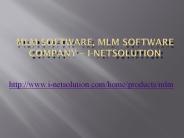MLM Software | MLM Software company- i-Netsolution