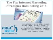 The Top Internet Marketing Strategies Dominating 2016