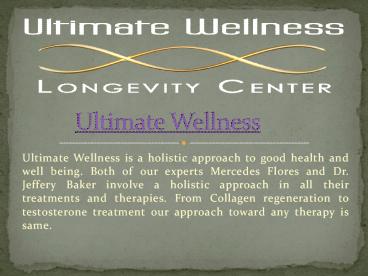 Tennis Elbow Pain Management by Ultimate Wellness Center