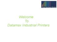 Datamax industrial printers