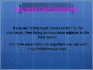 Insurance Adjuster