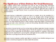 The Significance of Data Defense For Small Businesses