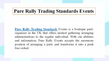 Pure Rally Marbella 2017 Organized by Pure rally