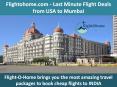 Flightohome.com - Last Minute Flight Deals from USA to Mumbai PowerPoint PPT Presentation