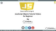 JavaScript Objects Tutorial Videos for Beginner
