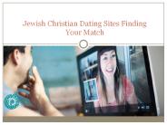 Jewish Christian Dating Sites Finding Your Match