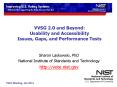 VVSG 2.0 and Beyond: Usability and Accessibility Issues, Gaps, and Performance Tests PowerPoint PPT Presentation