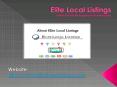 Elite Local Business Listing USA PowerPoint PPT Presentation