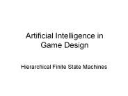 Artificial Intelligence in Game Design