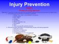 Injury Prevention PowerPoint PPT Presentation