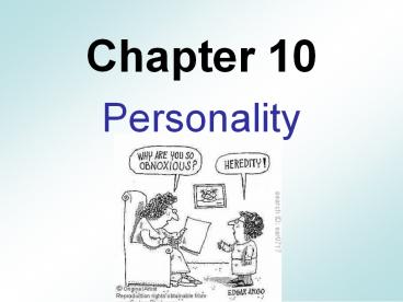 Personality