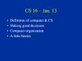 CS%2016%20 PowerPoint PPT Presentation
