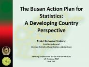 The Busan Action Plan for Statistics: