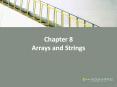 Chapter 8 Arrays and Strings PowerPoint PPT Presentation