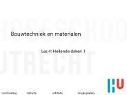 Bouwtechniek en materialen