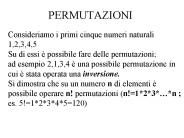 PERMUTAZIONI