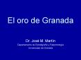 El oro de Granada PowerPoint PPT Presentation