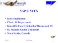 SAP@ STFX PowerPoint PPT Presentation