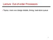 Lecture: Out-of-order Processors