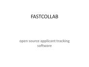 open source applicant tracking software - fastcollab