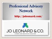 Professional Advisory Network - joleonard.com