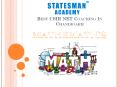 Join Statesman Academy CSIR UGC Net Maths Coaching in Chandigarh PowerPoint PPT Presentation