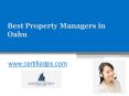 Best Property Managers in Oahu - www.certifiedps.com PowerPoint PPT Presentation
