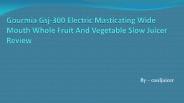 Best Masticating Juicer Review (1)