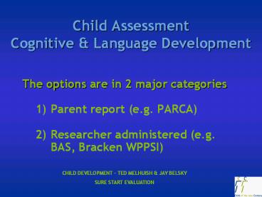 Child Assessment Cognitive