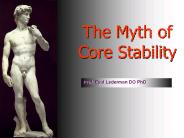 The Myth of Core Stability