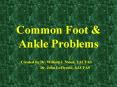 Common Foot PowerPoint PPT Presentation