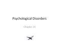 Psychological%20Disorders PowerPoint PPT Presentation