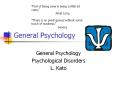 General Psychology PowerPoint PPT Presentation