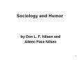 Sociology%20and%20Humor PowerPoint PPT Presentation