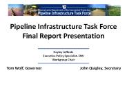 Pipeline Infrastructure Task Force