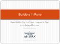 Top Builders in Pune - Ahurabuilders PowerPoint PPT Presentation