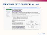 PERSONNAL DEVELOPMENT PLAN - Mai